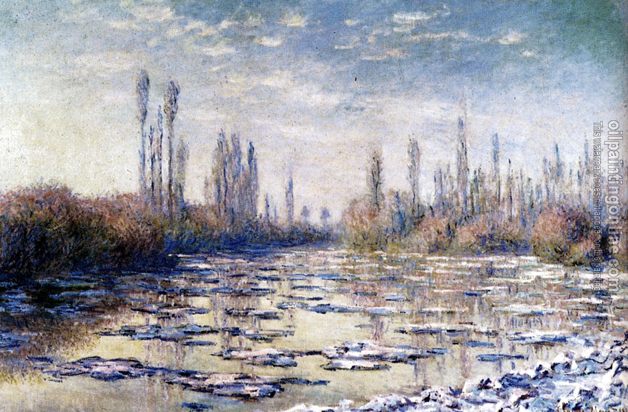 Monet, Claude Oscar - Floating Ice Near Vetheuil